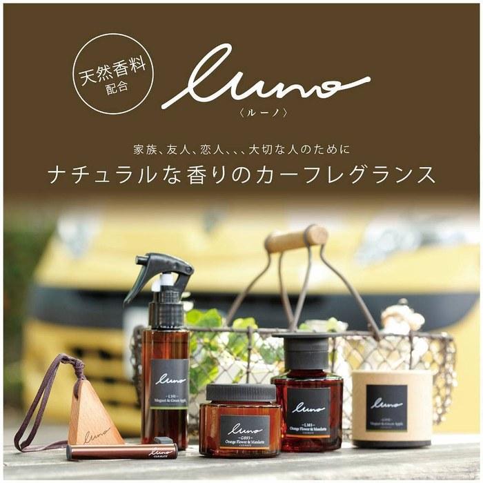 Carmate Luno [Jasmine & Pear] Gel Car Air Freshener & Deodorizer Forest 80g G992 Jasmine & Pear (Single)