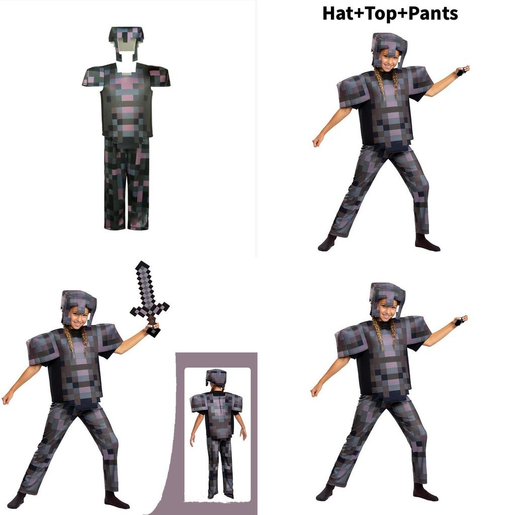 Minecraft Diamond Armor Cosplay Costume For Game Anime Role Play Halloween