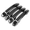 8Pcs/set Car Exterior Door Handle Cover Trim Gloss Black ABS Cap Auto Replacement Parts for Honda Accord
