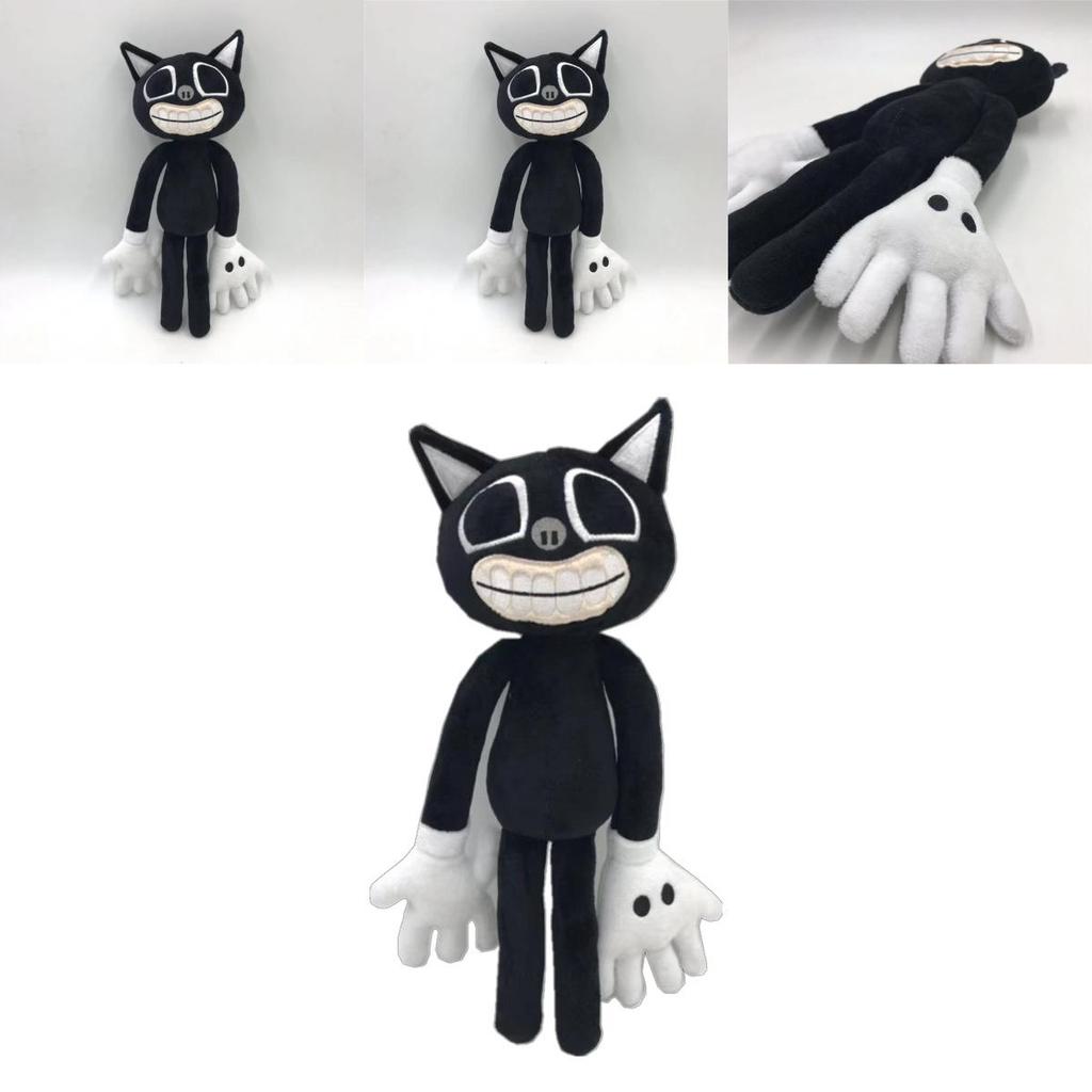 Siren Head Series Black Cat Plush Toy Soft Stuffed Doll Perfect For Horror Fans