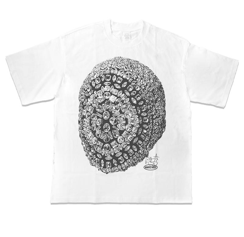 2025 Kanye West SZA Drake Fayaz Hip Hopový Umělec Americké Těžké Tričko s Krátkým Rukávem Streetové Tričko s Krátkým Rukávem