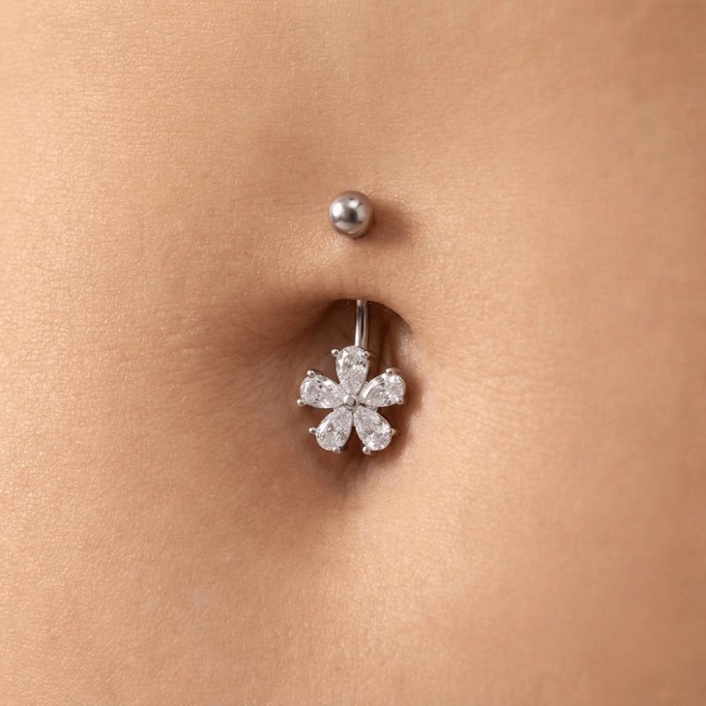 Simple Belly Button Rings Stainless Steel Body Piercing Jewelry Beach Navel Ring  Sexy
