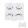 2 Pairs False Eyelashes Natural Dense Reusable Self Adhesive Faux Eyelashes 3D False Eyelashes for Home Beauty Salons
