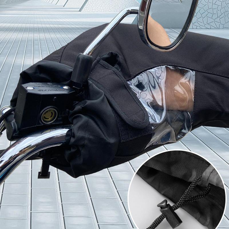 Snowmobile And Motorcycle Handlebar Muffs Waterproof Powersports Gloves Handlebar Muffs Gloves Comfortable And Convenient Motorc