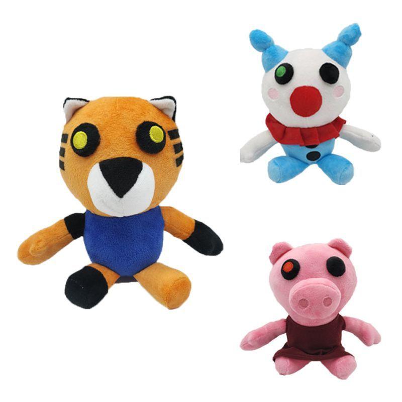 Adorable Roblox Piggy Plush Toy Tiger Clown Soft Doll Great For Kids Fans Gift