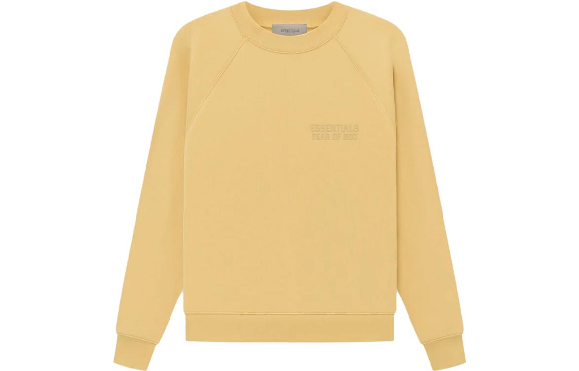 Sweatshirt Homme Fear of God Essentials Sweat à col rond 'Light Tuscan' L beige