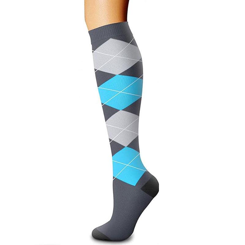 200+ Styles Compression Sports Socks for Men & Women: Breathable, Non-Slip Calf Socks for Fitness & Marathon, Individually Packaged