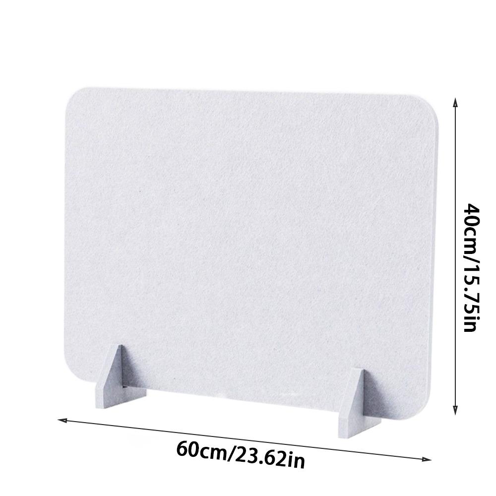 40x60cm Desk Screen Felt Baffle Anti-foam Sound-absorbing Partition Board Student Desk Polyester Fiber Isolation Board