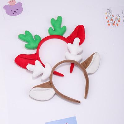 Weihnachts-Stirnband aus Rentiergeweih: Niedliches Reh-Haaraccessoire für festliche Fotos