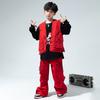 Kids' Trendy Hip Hop Dance Outfits: Boys' Cargo Pants & Girls' Jazz Costumes Set