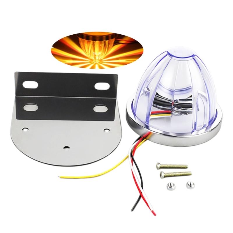 31BC Energy Saving Double Color Trailers Truck Side Marker Lights With Sturdy ABS Housing And Universal Mounting Brackets