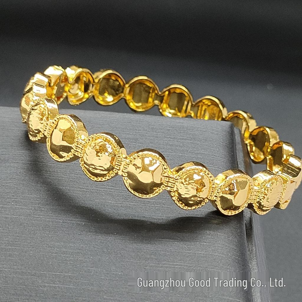Bracelet de mariée Bollywood plaqué or 24 carats: Bijoux de mariée pour femmes