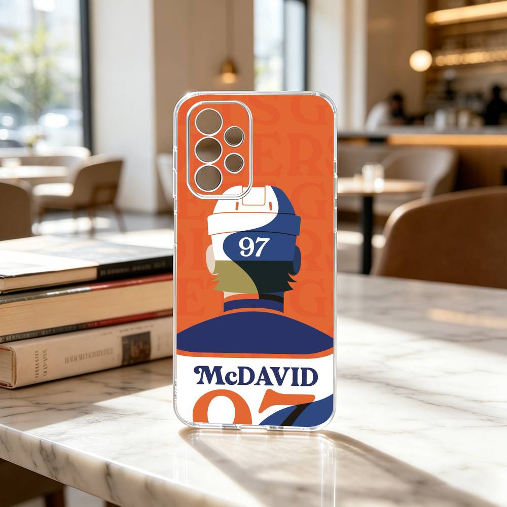 Connor McDavid Hockey Player  Phone Case For Samsung S25,S24,S21,S22,S23,S30,Ultra,S20,Plus,Fe Transparent Cover