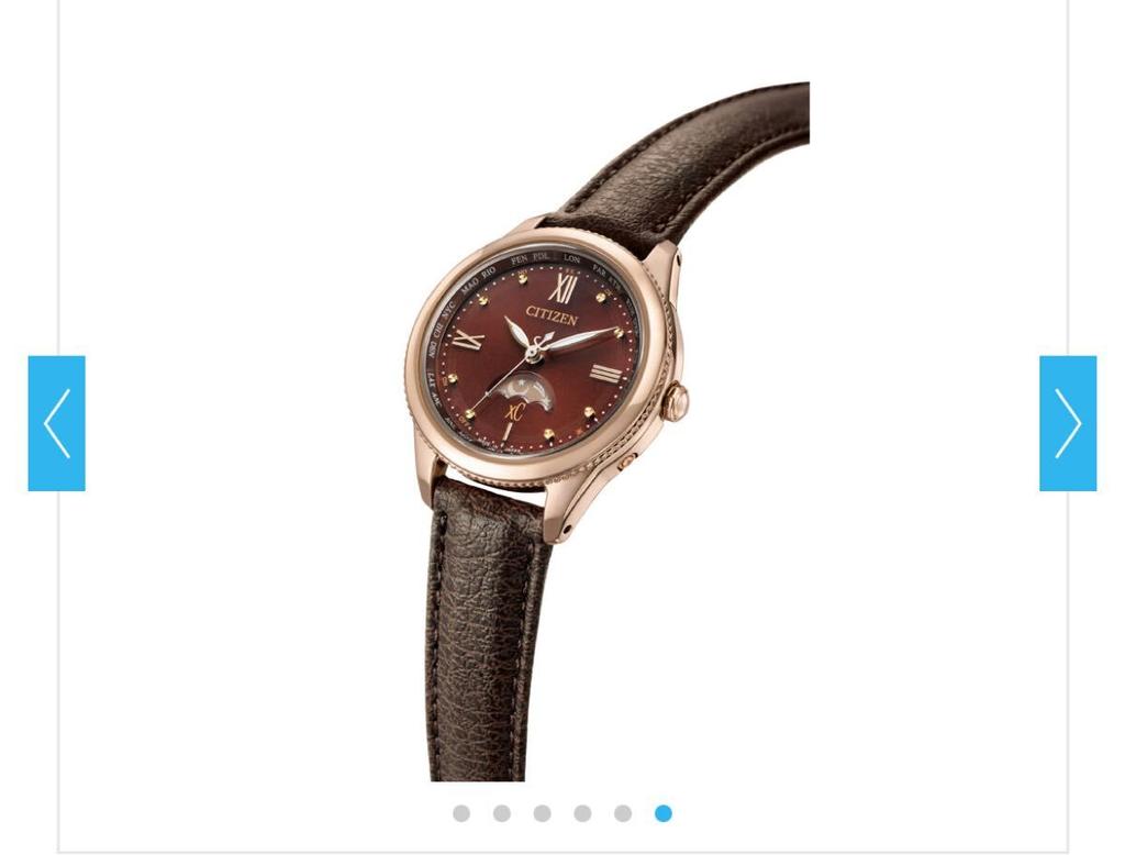 Citizen XC Daichi Collection Synthetic Leather Band Brand New EE1002-01W (brown)