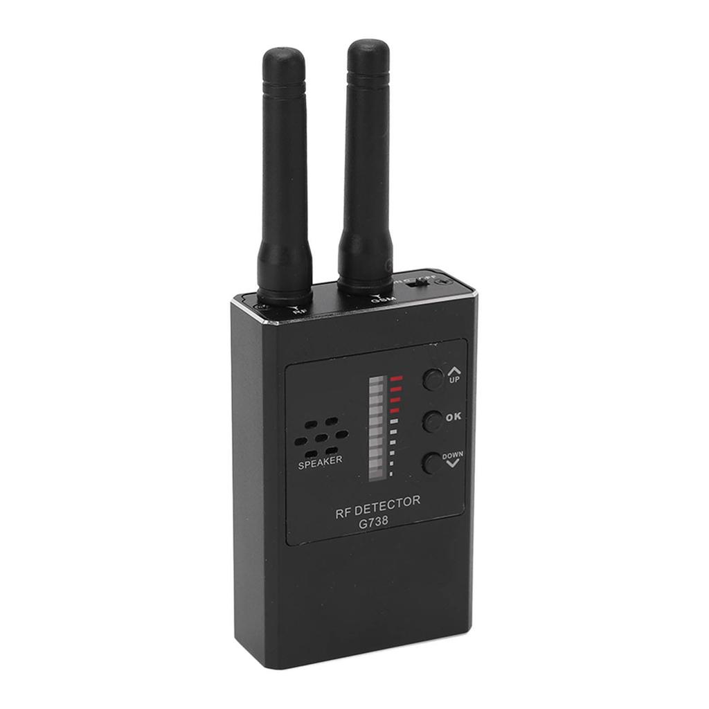 Bug Detector Wireless Signal RF Scanner Camera Finder Tool for Hotel Room Office Black