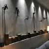 Retro Industrial Rock Climbing Wall Art for Living Room
