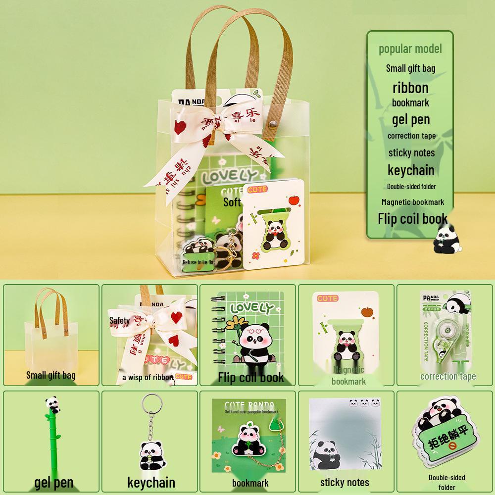 Panda Stationery Gift Box: Student Back-to-School Reward & New Year's Gift Set