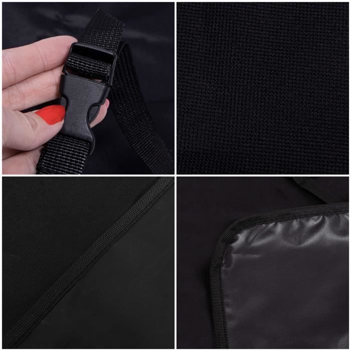 Housse de protection pour siège arrière - SPRINGOS - Imperméable - 100% polyester - 147x137 cm