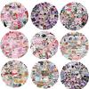 50 Cartoon Graffiti Stickers: Reading Books Style for Guitar, Notebook, or Luggage Decoration