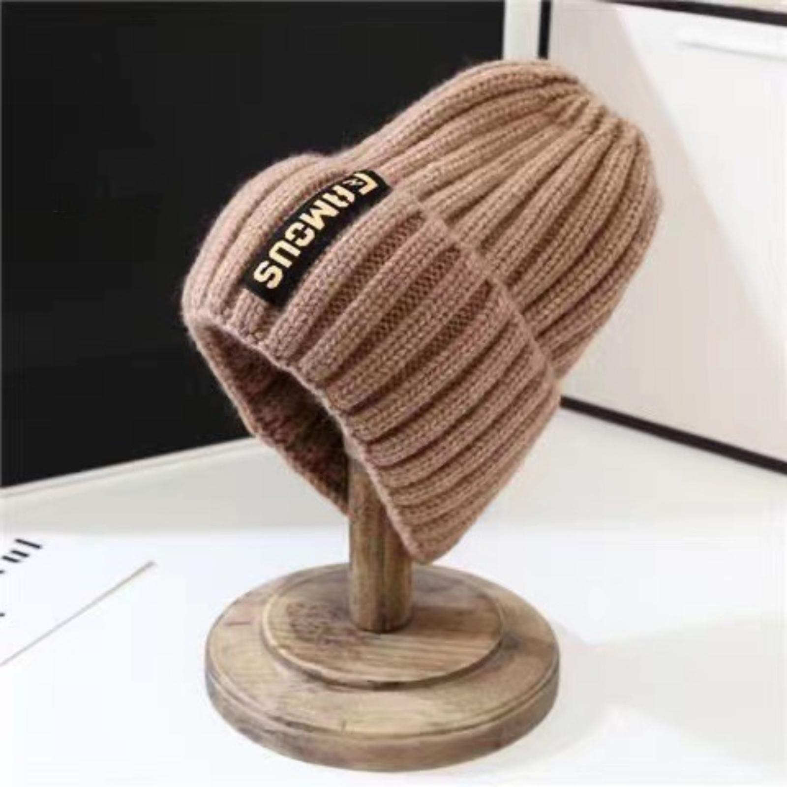 Winter Warm Hat Knitted Wool Hat Hat One Size