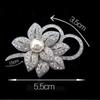 Diamond Butterfly Versatile Simple Brooch Flower Anti-light Pin Clothing Accessories Corsage