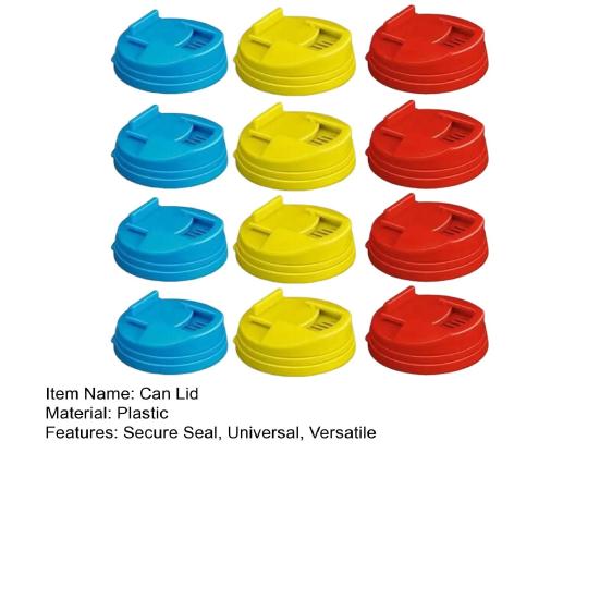 Soda Can Lids Reusable Plastic Covers for Standard 2.4-inch Cans Spill-Proof Dust-Proof Soda Can Protector for Beer Energy Drinks