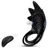 Vibrating Penis Ring Cock Ring Vibrator Male Penis Ring Masturbator Silicone Ring Vibrator Penis Ring for Masturbation Time Delay Male Sex Toys