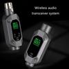 Reliable Wireless Microphone System Transmitter for Stage,Speeches and Studio Recording Reliable Metal 48V Converter