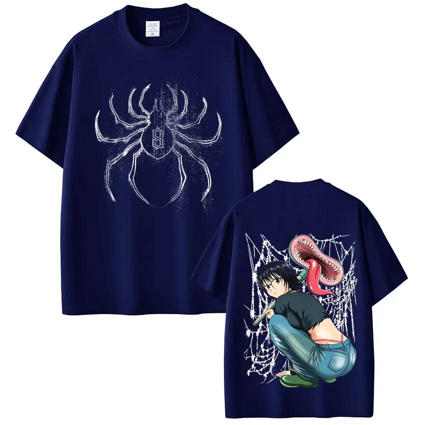 Customization Anime Hunter X Hunter Shizuku Spider Troupe Phantom T Shirt Unisex Unisex Clothing Fashion Harajuku Tshirt Oversized