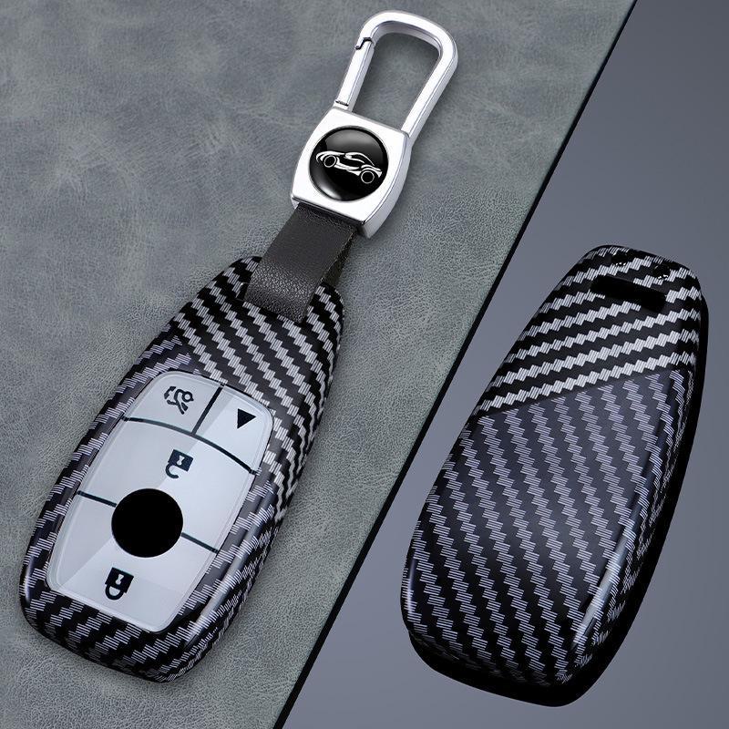 Mercedes-Benz Key Cover for C-Class E300L, A200L, GLC, GLE, GLA, CLA - High-End Female Shell, Elegant and Durable.