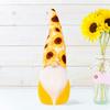 Sunflower No Whimsical Face Gnome Decoration In Yellow Floral Hat Ideal For Thanksgiving Christmas And