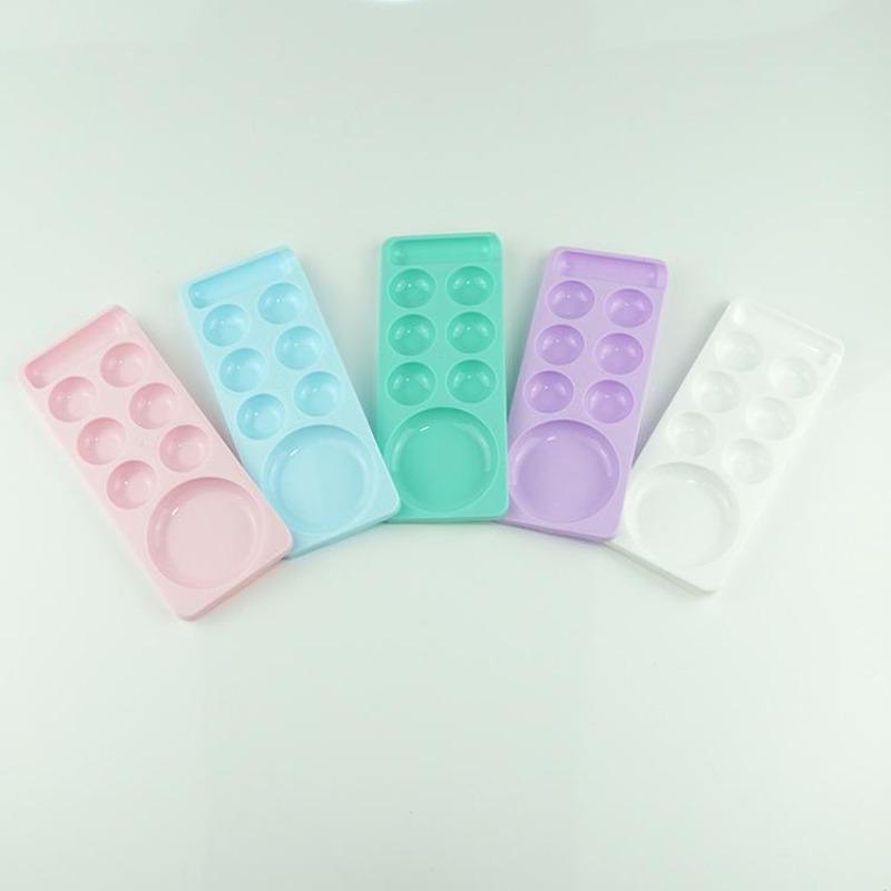 1 Stück Nail Art Palette, Künstliche Nagelspitzen, Farbmischen, Zeichnen, Palette, Gelpolitur, Display, Regal, Maniküre-Werkzeug, Nagel-Dekoration, Aufbewahrung