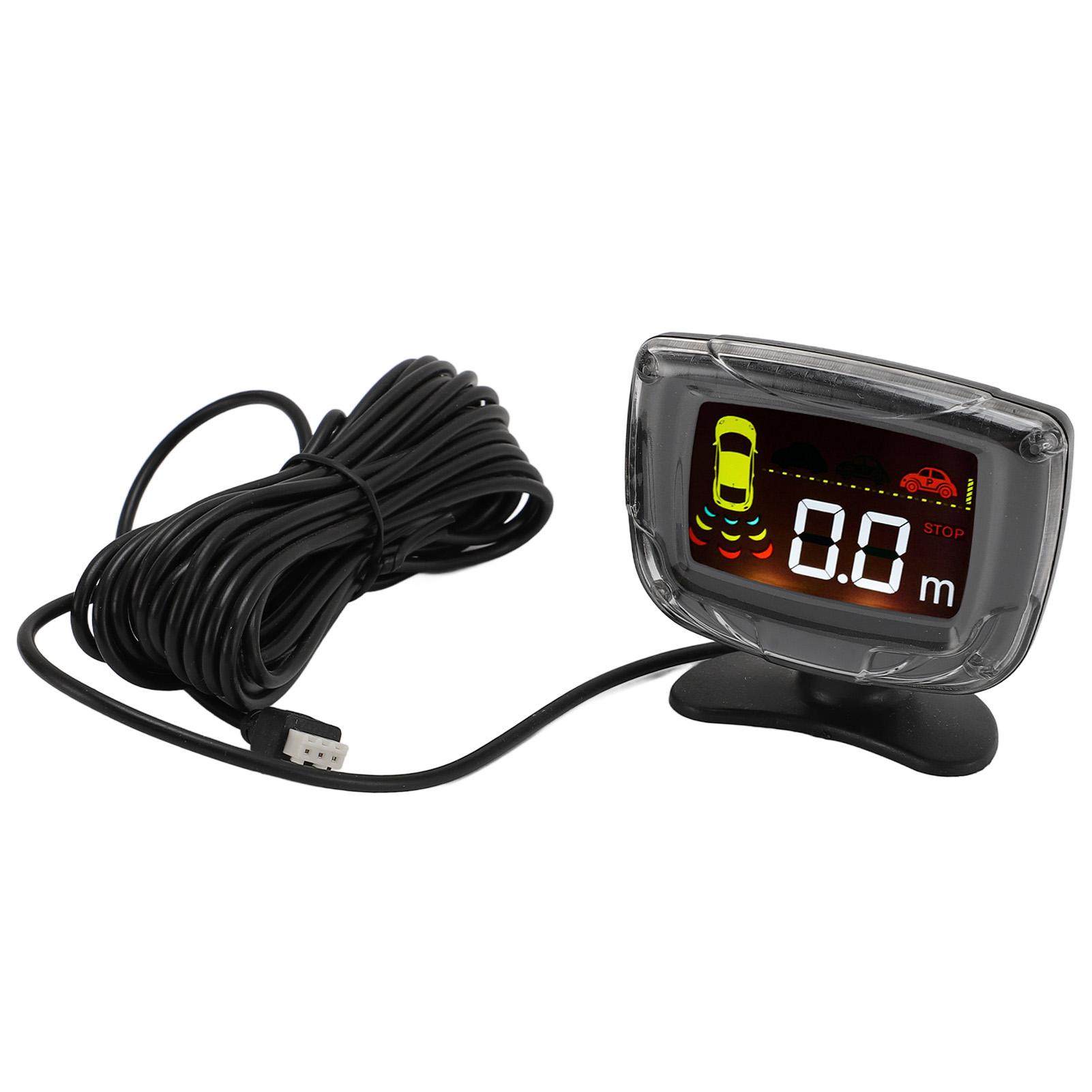 

Автомобильная система заднего хода с радаром с 4 датчиками парковки, ЖК-дисплеем расстояния, системой помощи при парковке белый