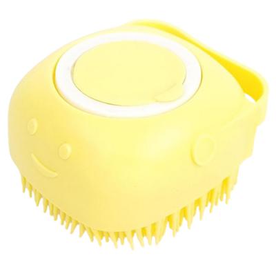 Simple Buy Dog and Cat Shampoo Brush, Yellow, 1 Piece, Korean Pet Shampoo