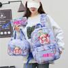 3Pcs/set Anime Hatsune Miku Printed Backpack Handbag Pencil Case for Teenager Student Bookbag Schoolbag Women Large Capacity Waterproof Travel Bag