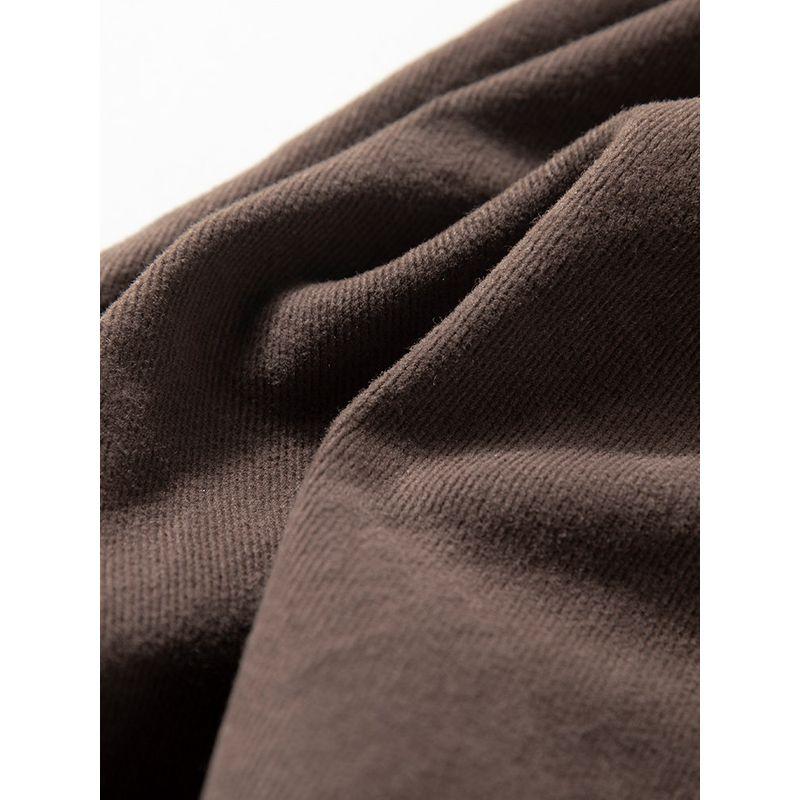 Heavy Weight Autumn and Winter Thick Minimalist Retro Casual Pants