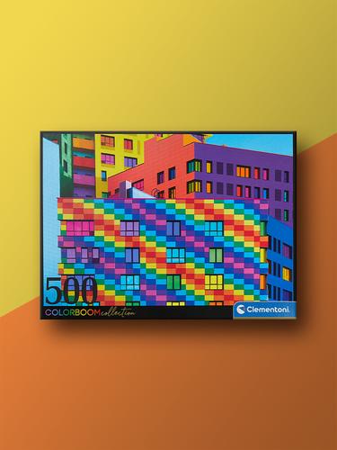 Colorboom Collection: Building 500-Piece Clementoni Jigsaw Puzzle