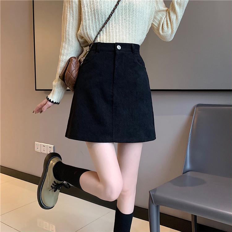 

Женская вельветовая юбка А-силуэта с завышенной талией на осень/зиму 2024 года 2XL