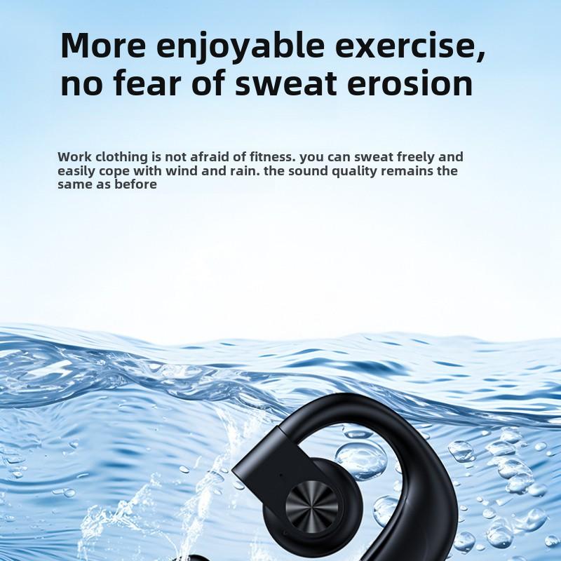 OWS Open Bluetooth Earphones with Earless Sports Earphones Long Life with Digital Display