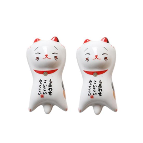 Yousheng Chopsticks Spoon Stand for Home Rest Dinner Sturdy Ceramic Holder Interesting