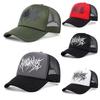 New Hip Hop Unisex Hat New Embroidery Gothic Street Punk Frauen Baseball Cap Men Adjstable Pure Black Sports Women Caps