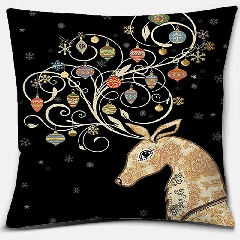 Animal Elephant Collection Home Decor Poszewka na poduszkę Kwadratowa poszewka na poduszkę Wystrój domowego biura