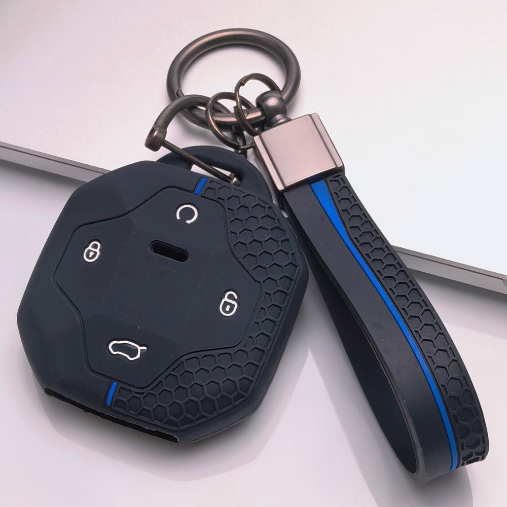 Portachiavi Copri Telecomando per Jetour Shanhai T2 L9 T3 Traveler Dashing Superficie Antigraffio Struttura Antiurto Texture Morbida al Tatto Design Facile da Installare