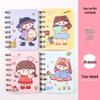 Cute Mini Cartoon Coil Notebook - Portable Pocket-Size Study Journal for Students