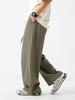 Ice Silk Mens Casual Pants With Elastic Waist For Summer Youth Fashion