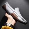 Echtes Leder Herren Slipper Neue Fahrschuhe Freizeit Schuhe Luxusmarke Formelle Mokassins Italienische Bequeme Slipper Bootsschuhe Herrenschuhe