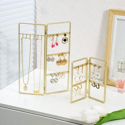 Nordic Style Jewelry Rack Foldable Bracelet Organizer Rack Earrings Storage Shelf  for Pendant