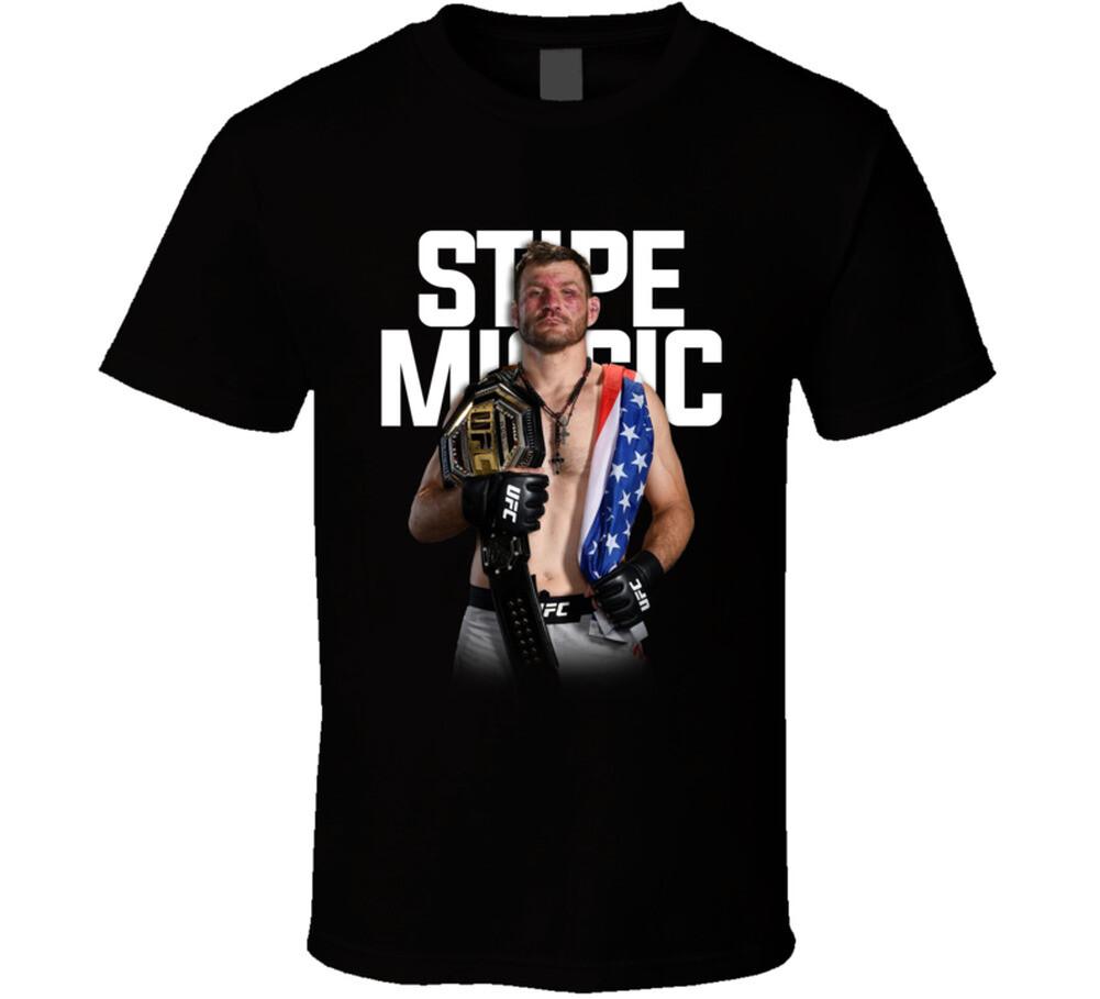 New Stipe Miocic American Mma Fighter Fan Poster T Shirt L