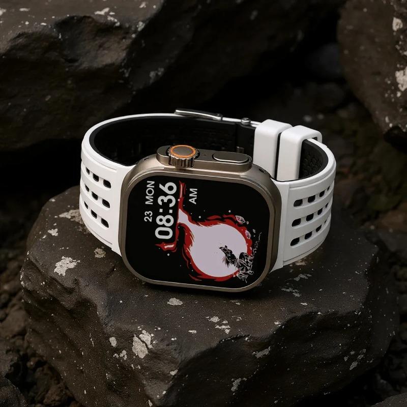 Silicone Bands For Apple watch Ultra 3/2 49mm 46 45 44 42mm sport silicone Bracelet correa for IWatch Series 11 10 9 8 7 6 5 SE