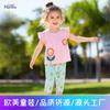 Ready Stock Little Maven Girls' Suit European and American Style Summer Kidsren's Suit Cute Baby Suit